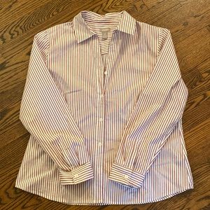 Chico’s striped button down. Size 2 (L/10).